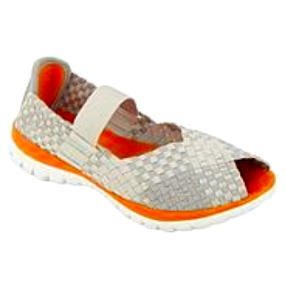 Weekends By Khombu Peep-Toe Slip-on Comfort-stretch Walking Shoe (W, size 9)
